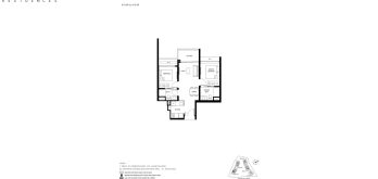 Lentor-Hills-Residences-Floor-Plan-2-Bed-Type-(2) b